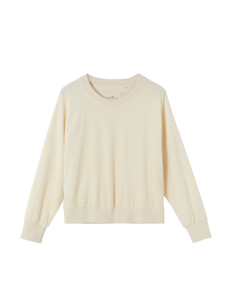 Langarmshirt, natur