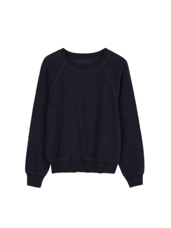 Sweatshirt aus Bio Baumwolle, 38 navy