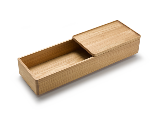 Sofa Alani Holzschütte inkl. Schiebedeckel Eiche