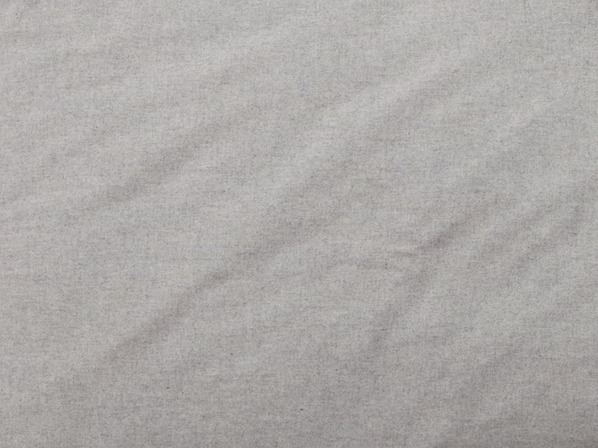 Meterware Biber-Flanell LUCA, graumelange uni