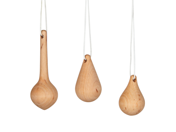3er Set Baumanhänger Erle