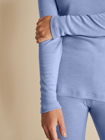 Langarm-Shirt, lavender melange