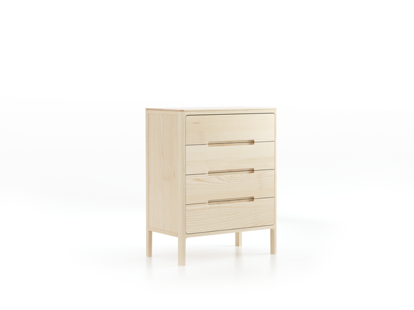 Highboard Tenso, Breite 70.2, 4 Laden, Esche