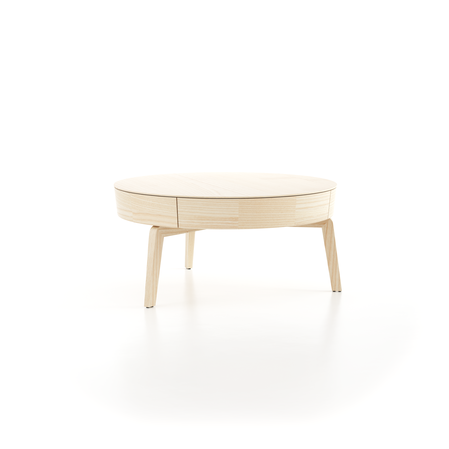 Sofatisch Mitsu, Ø 80 cm, Esche