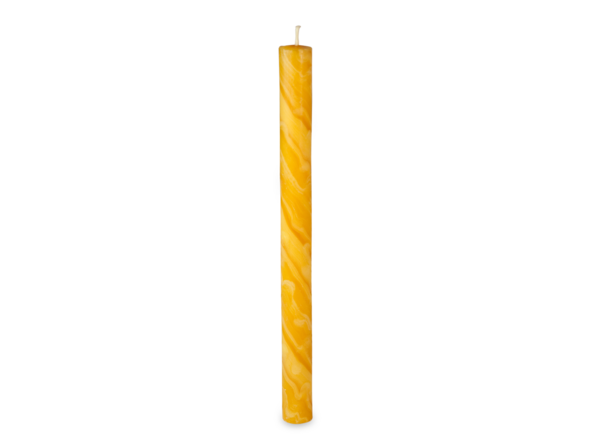 Tafelkerzen aus Bienenwachs, natur, Höhe 25 cm, ø 2 cm