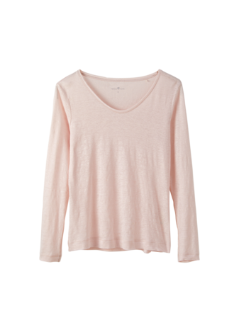 Shirt Langarm, rosenwasser