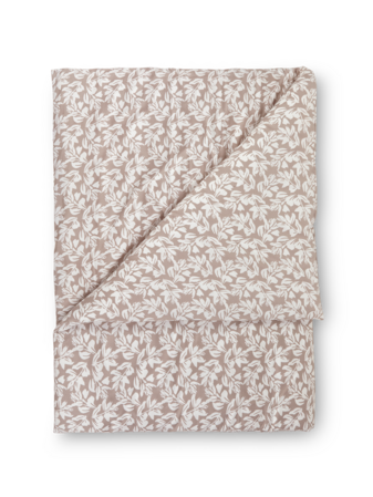 Deckenüberzug LIORA, hasel, 100 % Baumwolle, Satin, GOTS