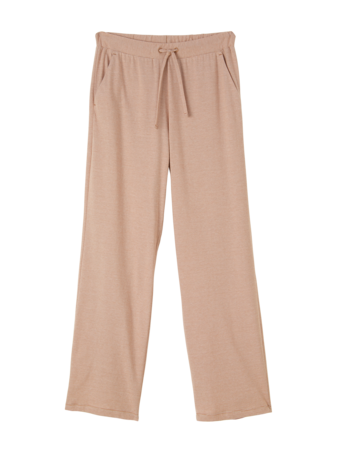 Pyjama Hose, nougat-weiss ringel