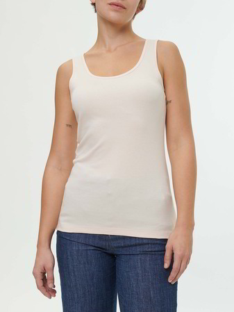 Top aus Bio Baumwolle, 72 light rose
