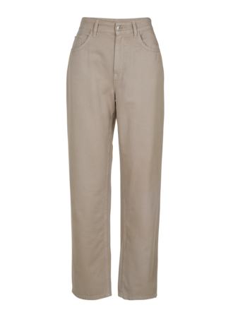 Hose aus Bio-Baumwolle, stein-grau