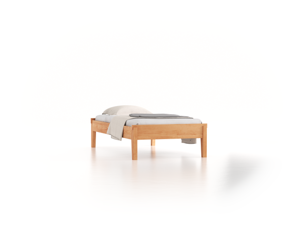 Bett Alpina ohne Betthaupt, 100 x 200 cm, Buche