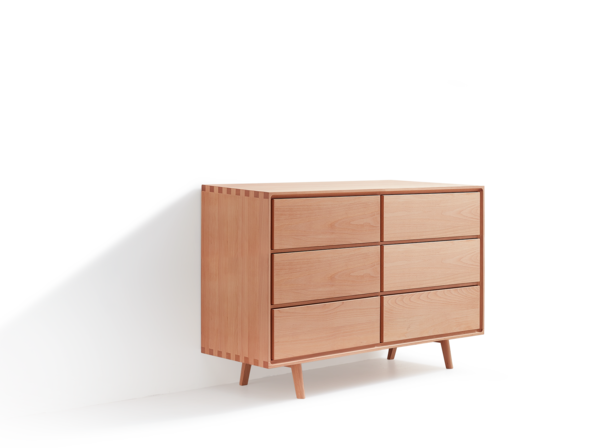 Sideboard Tesoro mit 6 Laden, Buche