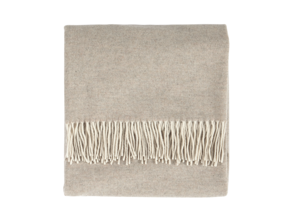 Lady Gray Wolldecke aus Lammwolle