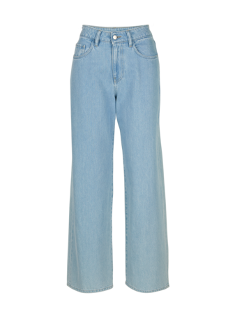 Jeans weites Bein, light blue