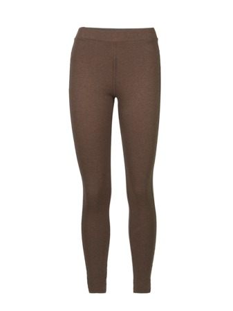 Legging aus Bio Baumwolle, walnuss melange