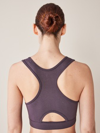 Yoga-Bra-Top, graphit