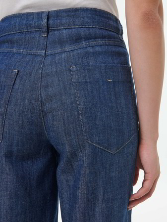 Hose aus Bio-Baumwolle, dark denim