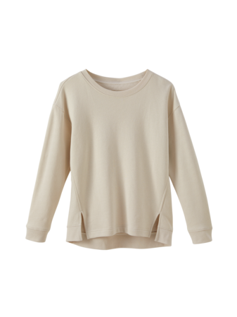 Sweatshirt Langarm, perlmutt