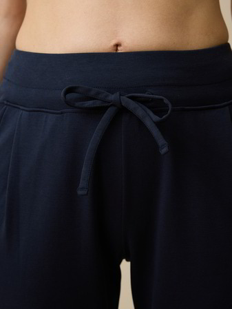 Yogahose aus Bio Baumwolle, mitternachtsblau