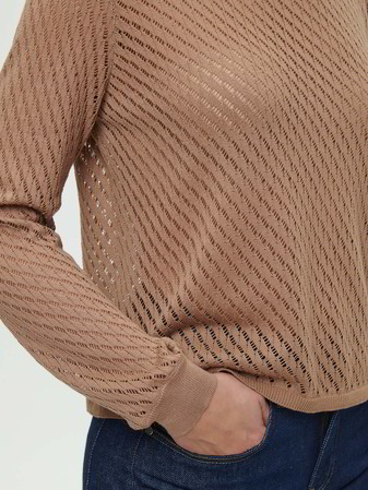 Pullover aus Bio-Baumwolle, 21 nougat