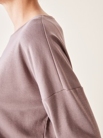 Shirt-Langarm Pima, 100 % Bio Baumwolle, deep mauve