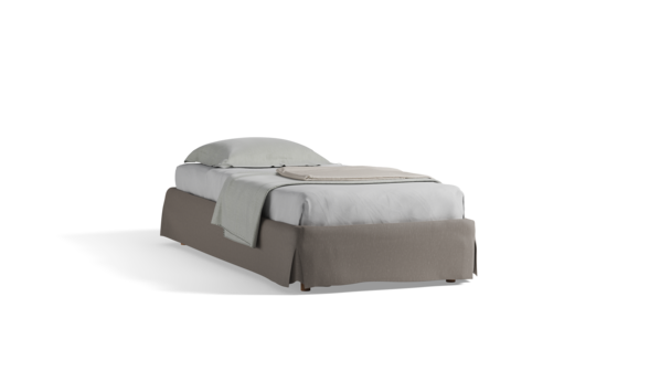Bett Jukai Pur mit Bettrahmenhousse