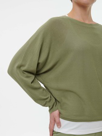 Pullover aus Bio-Baumwolle, 43 olivgrün