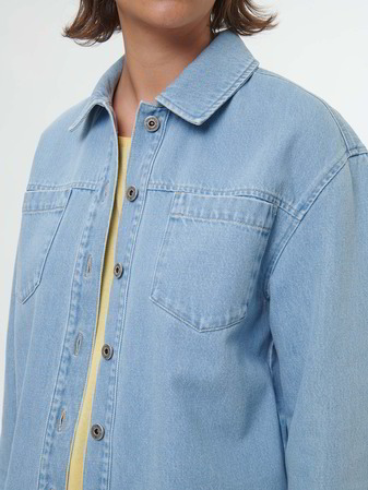 Jeansjacke aus Bio-Baumwolle, 34 light blue denim