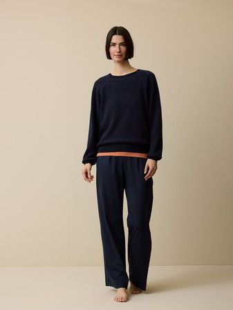 Sweatshirt aus Bio Baumwolle, navy