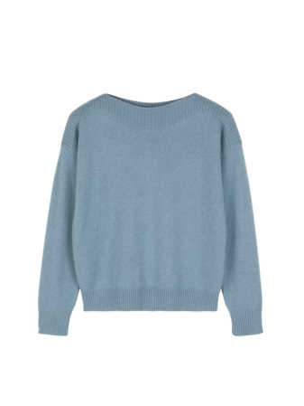 Pullover aus Alpakawolle, 29 taubenblau