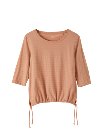  3/4 Arm Shirt, apricot 
