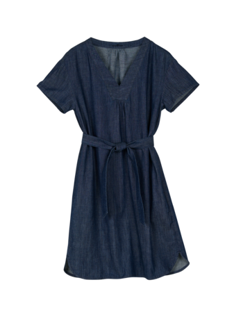 Kleid aus Bio-Baumwolle, dark denim
