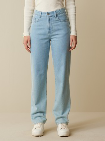 Jeans straight, light blue