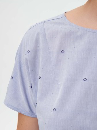 Bluse aus Bio-Baumwolle, 88 vintage-tupfen