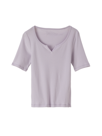 Shirt kurzarm, lavendel