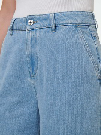 Hose aus Bio-Baumwolle, 34 light blue denim
