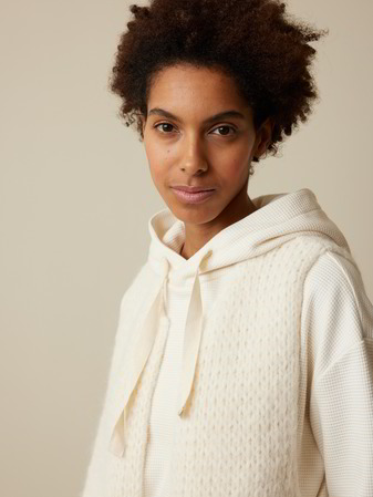 Strickweste, offwhite