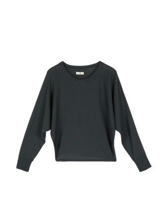 Pullover aus Bio-Baumwolle, thymian