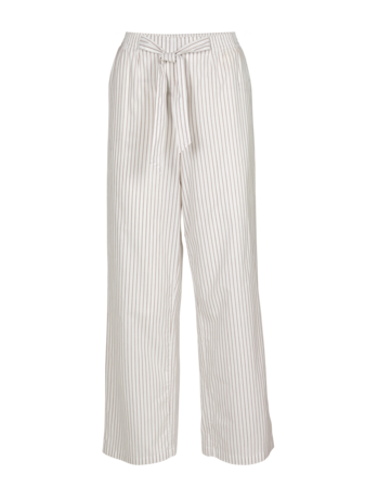 Pyjamahose, malve/weiss gestreift
