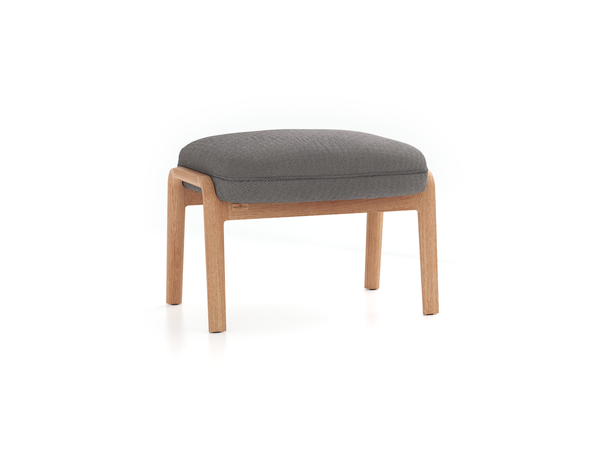 Hocker Ketil, Wollstoff Elverum Mocca (73), Eiche