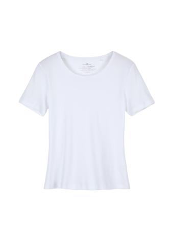 T-Shirt aus Bio-Baumwolle weiss
