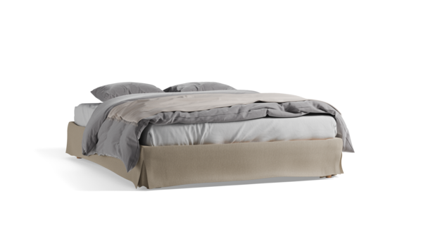 Bett Jukai Pur mit Bettrahmenhousse inkl. integriertem Lattenrost