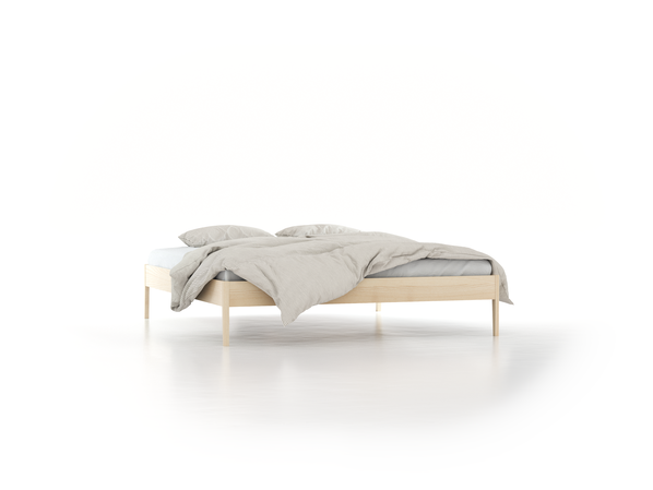 Bett Almeno, 180 x 200 cm, ohne Betthaupt, Esche