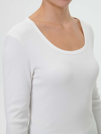 Schlafshirt aus Bio-Baumwolle, 11 weiss