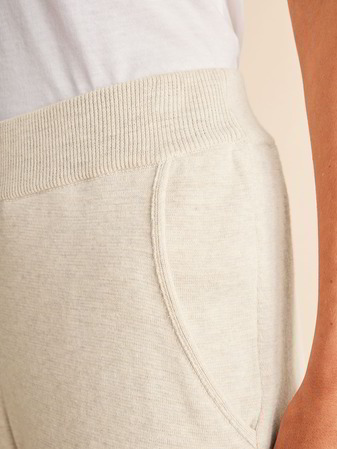 Strickhose kurz, navy
