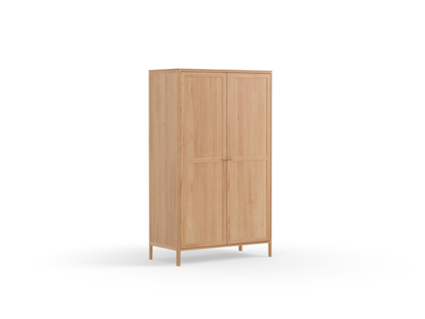  Kleiderschrank Tenso, 2-türig, Holz, Buche