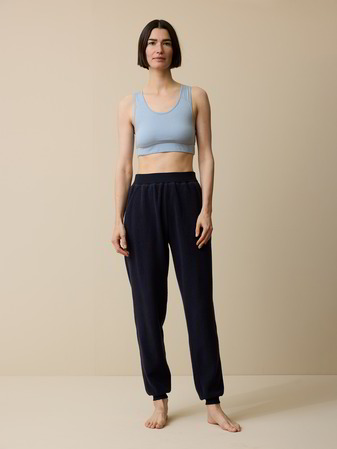 Jogginghose aus Bio-Baumwolle, navy
