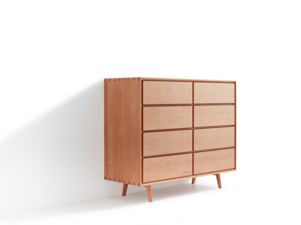 Highboard Tesoro mit 8 Laden,  Buche