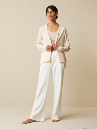 Strickjacke, creme