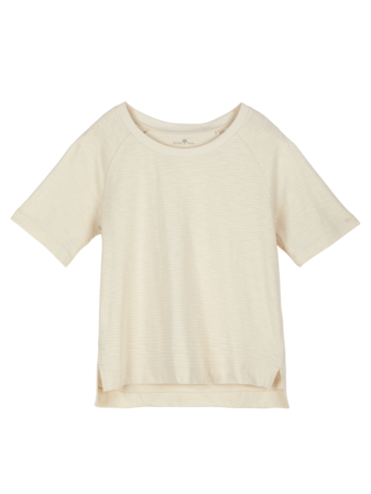 Shirt aus Bio-Baumwolle, ringel perlmutt-mint